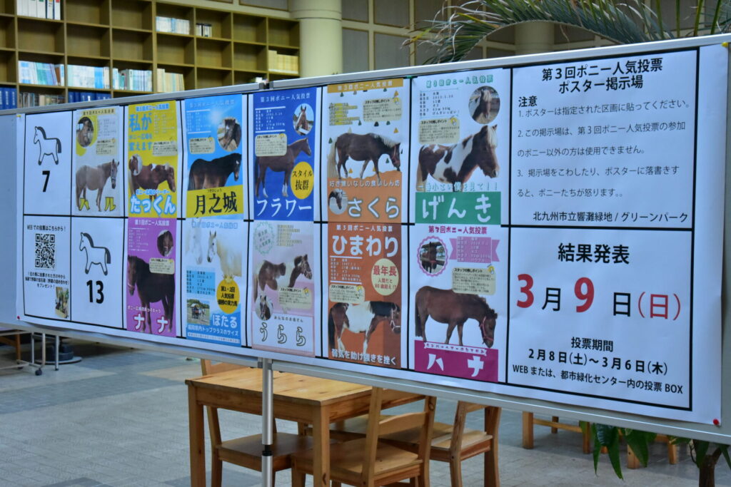 人気投票の投票スペース